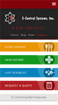 Mobile Screenshot of econtrolsystems.com